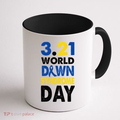 World Down Syndrome March 21st Awareness Coffee Mug back