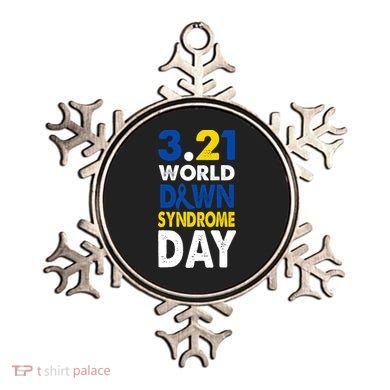 World Down Syndrome March 21st Awareness Ornament