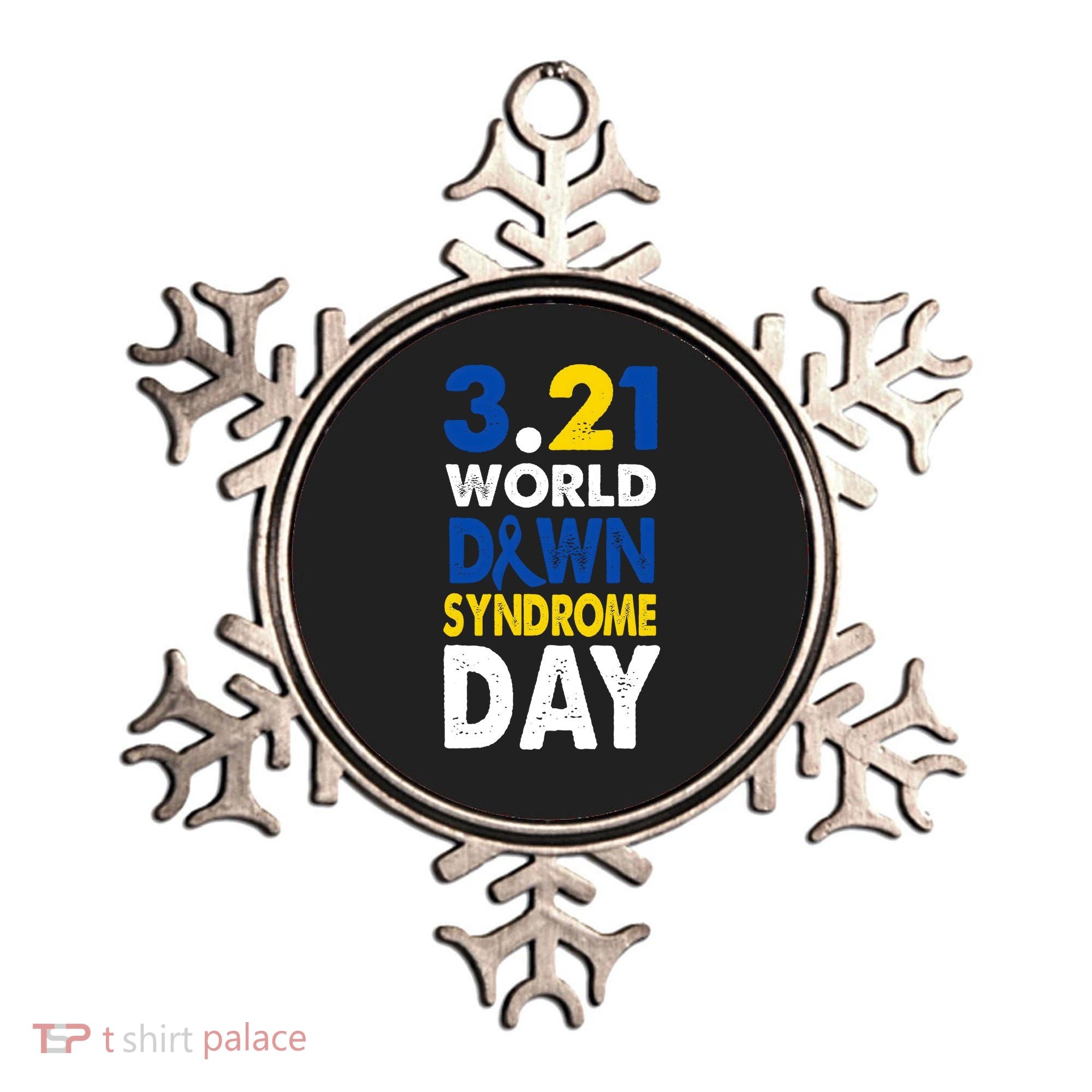World Down Syndrome March 21st Awareness Ornament