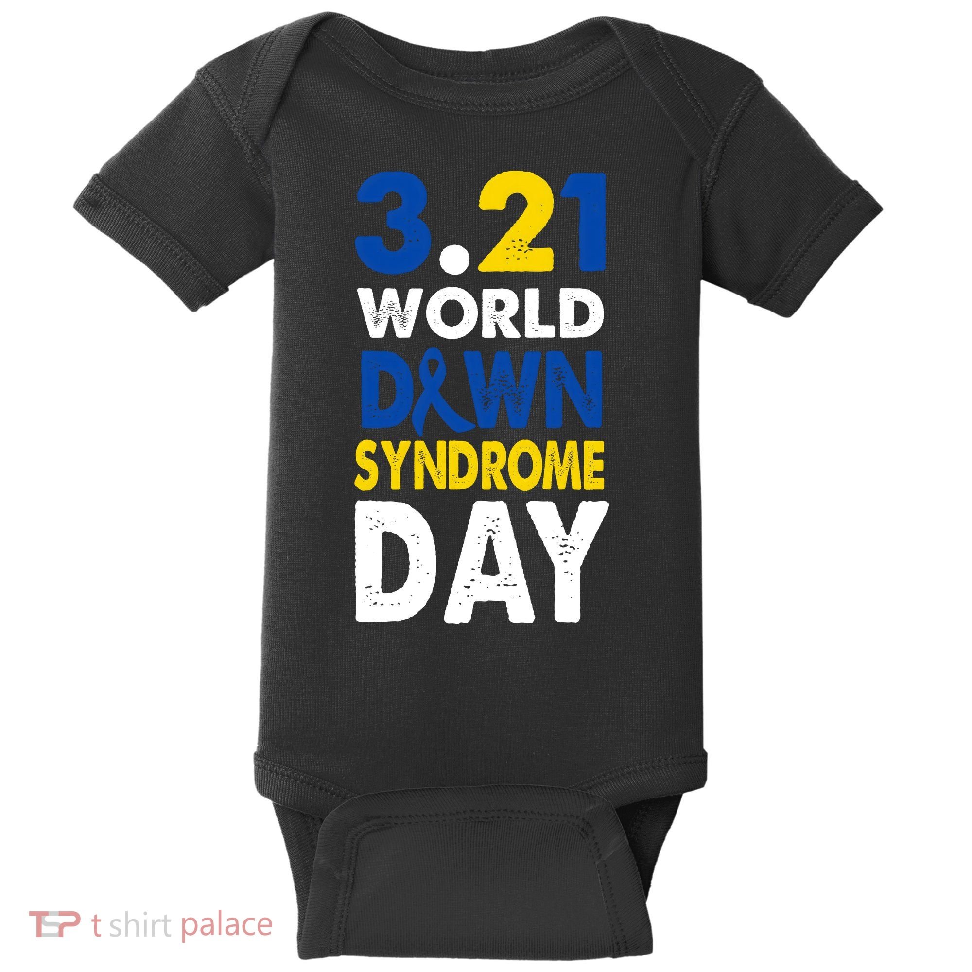 World Down Syndrome March 21st Awareness Baby Bodysuit