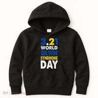 World Down Syndrome March 21st Awareness Kids Hoodie thumb 0