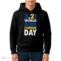 World Down Syndrome March 21st Awareness Kids Hoodie thumb 4