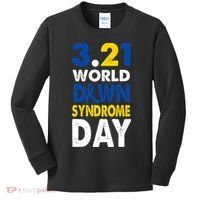 World Down Syndrome March 21st Awareness Kids Long Sleeve Shirt thumb 0