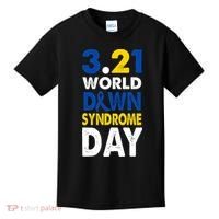 World Down Syndrome March 21st Awareness Kids T-Shirt thumb 0