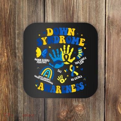 World Down Syndrome Day 321 Awareness Support Coaster