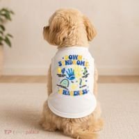 World Down Syndrome Day 321 Awareness Support Doggie Tank thumb 2