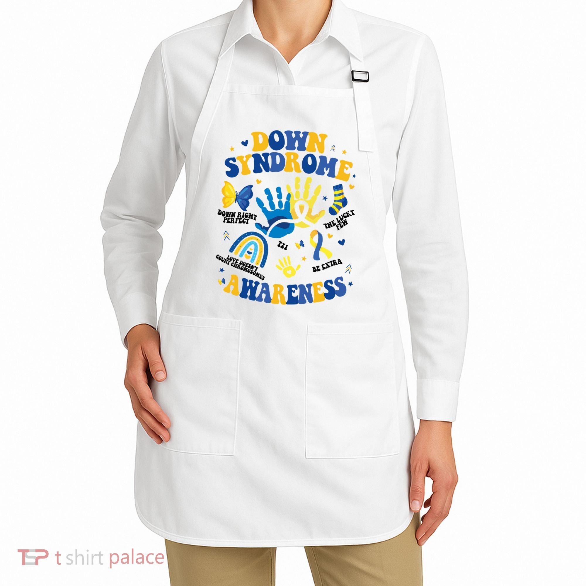 World Down Syndrome Day 321 Awareness Support Apron