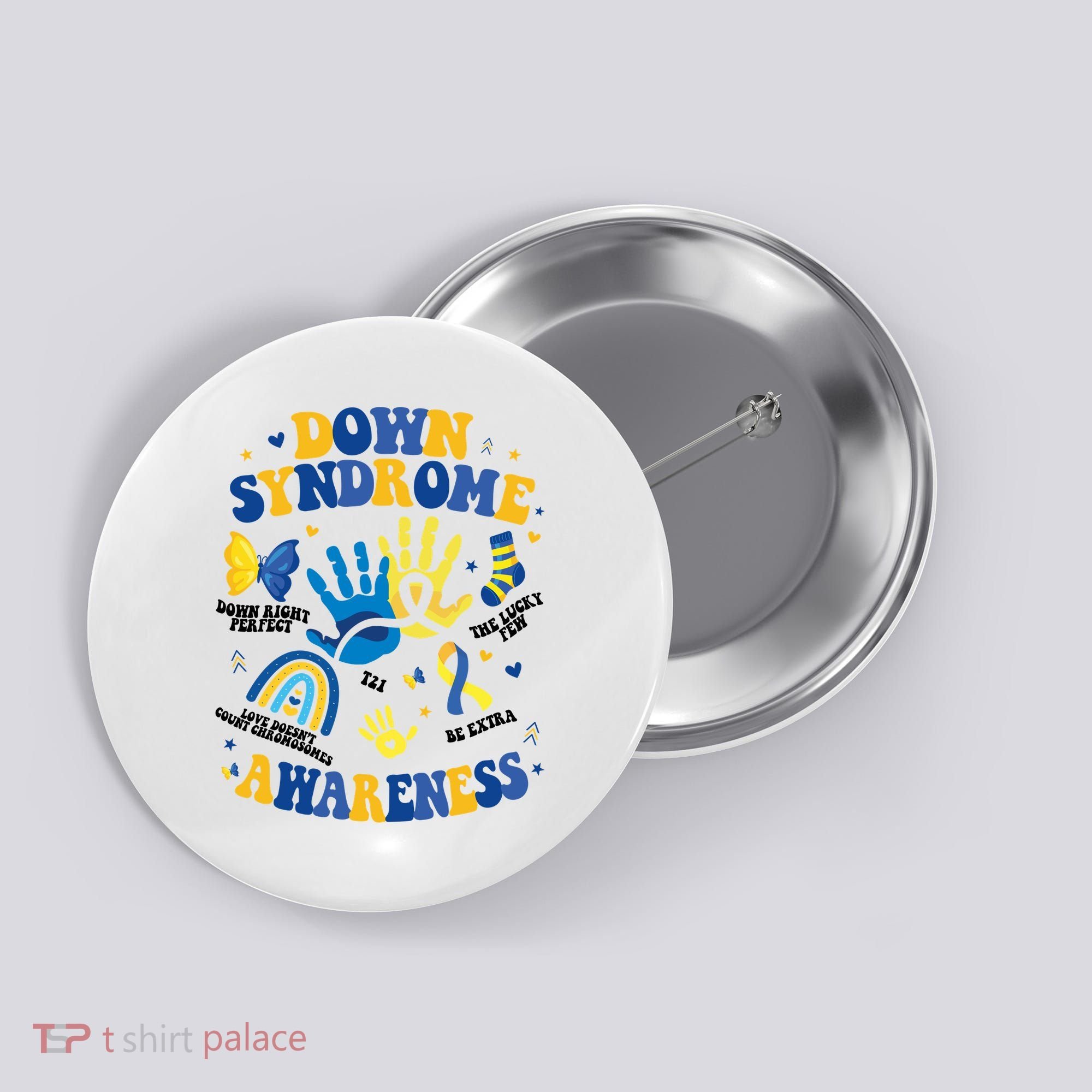 World Down Syndrome Day 321 Awareness Support Button