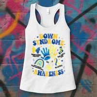 World Down Syndrome Day 321 Awareness Support Women's Tank Top thumb 3