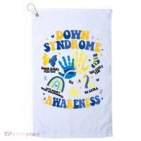 World Down Syndrome Day 321 Awareness Support Golf Towel thumb 0