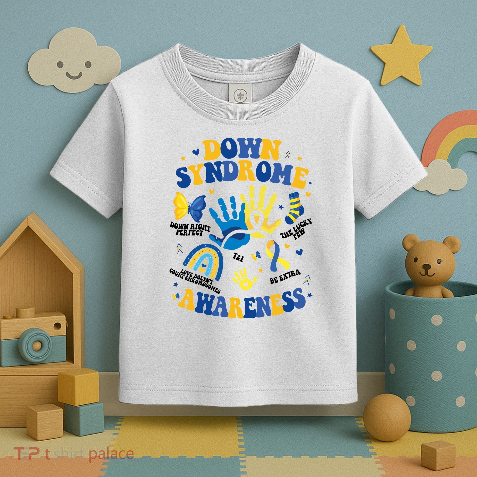 World Down Syndrome Day 321 Awareness Support Toddler T-Shirt