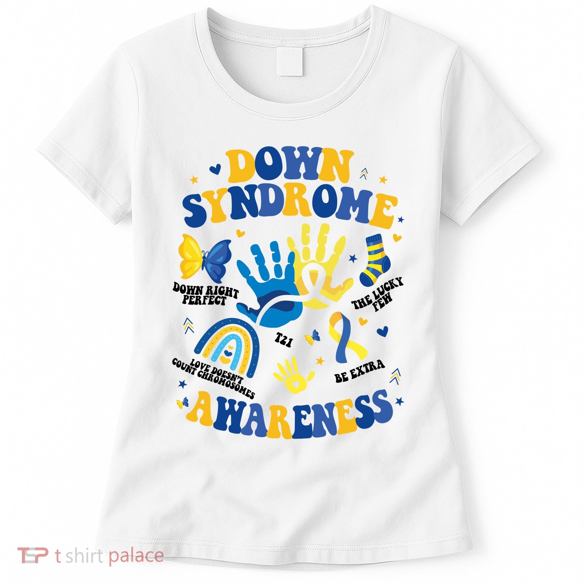 World Down Syndrome Day 321 Awareness Support Women's T-Shirt