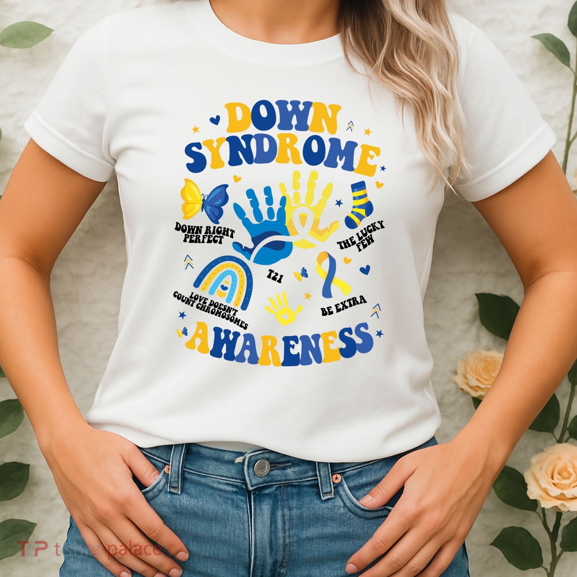 World Down Syndrome Day 321 Awareness Support Women's T-Shirt
