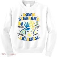 World Down Syndrome Day 321 Awareness Support Kids Sweatshirt thumb 0