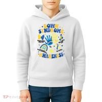 World Down Syndrome Day 321 Awareness Support Kids Hoodie thumb 4