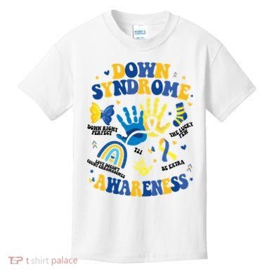 World Down Syndrome Day 321 Awareness Support Kids T-Shirt