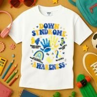 World Down Syndrome Day 321 Awareness Support Kids T-Shirt thumb 3
