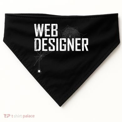Web Designer Spider Web USA-Made Doggie Bandana