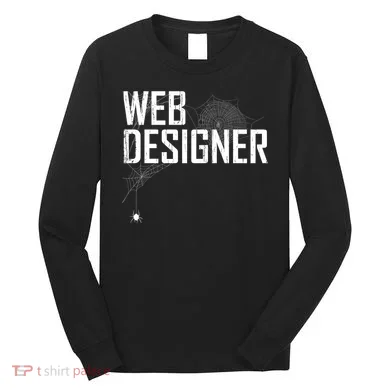 Web Designer Spider Web Long Sleeve Shirt