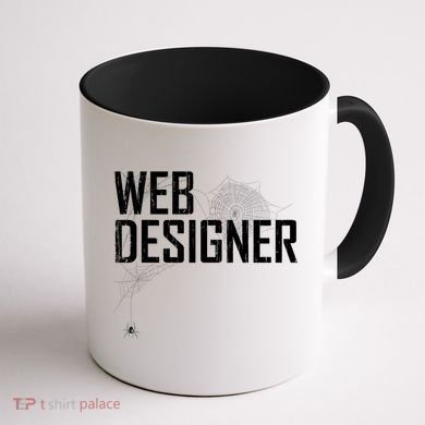 Web Designer Spider Web Coffee Mug back