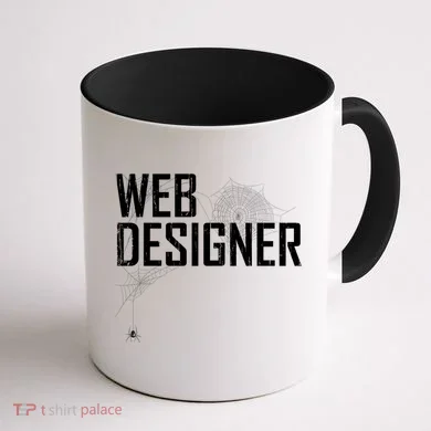 Web Designer Spider Web Coffee Mug back