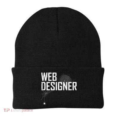Web Designer Spider Web Beanie