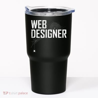 Web Designer Spider Web Tumbler