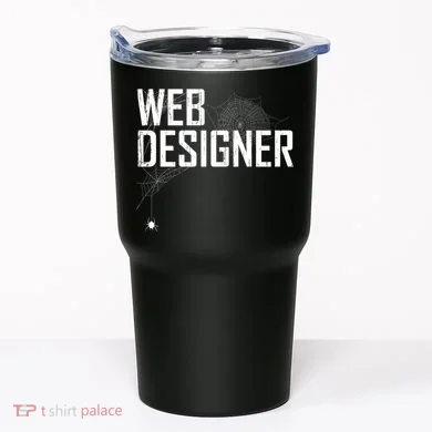 Web Designer Spider Web Tumbler