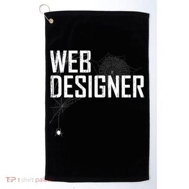 Web Designer Spider Web Golf Towel