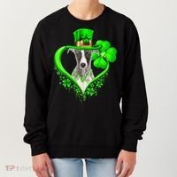 Whippet Dog St Patricks Day Lover Irish Shamrock Women's Sweatshirt thumb 0