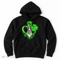 Whippet Dog St Patricks Day Lover Irish Shamrock Hoodie thumb 0