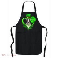 Whippet Dog St Patricks Day Lover Irish Shamrock Apron thumb 0