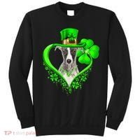 Whippet Dog St Patricks Day Lover Irish Shamrock Sweatshirt thumb 0
