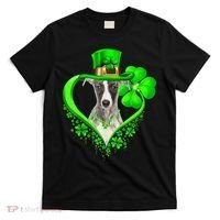 Whippet Dog St Patricks Day Lover Irish Shamrock T-Shirt thumb 0