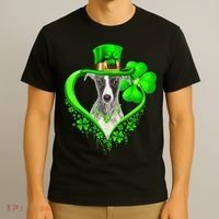 Whippet Dog St Patricks Day Lover Irish Shamrock T-Shirt thumb 3
