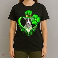 Whippet Dog St Patricks Day Lover Irish Shamrock T-Shirt thumb 4