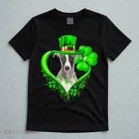 Whippet Dog St Patricks Day Lover Irish Shamrock T-Shirt thumb 5