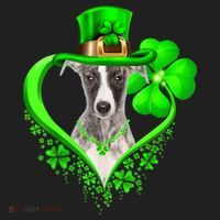 Whippet Dog St Patricks Day Lover Irish Shamrock Beanie thumb 2