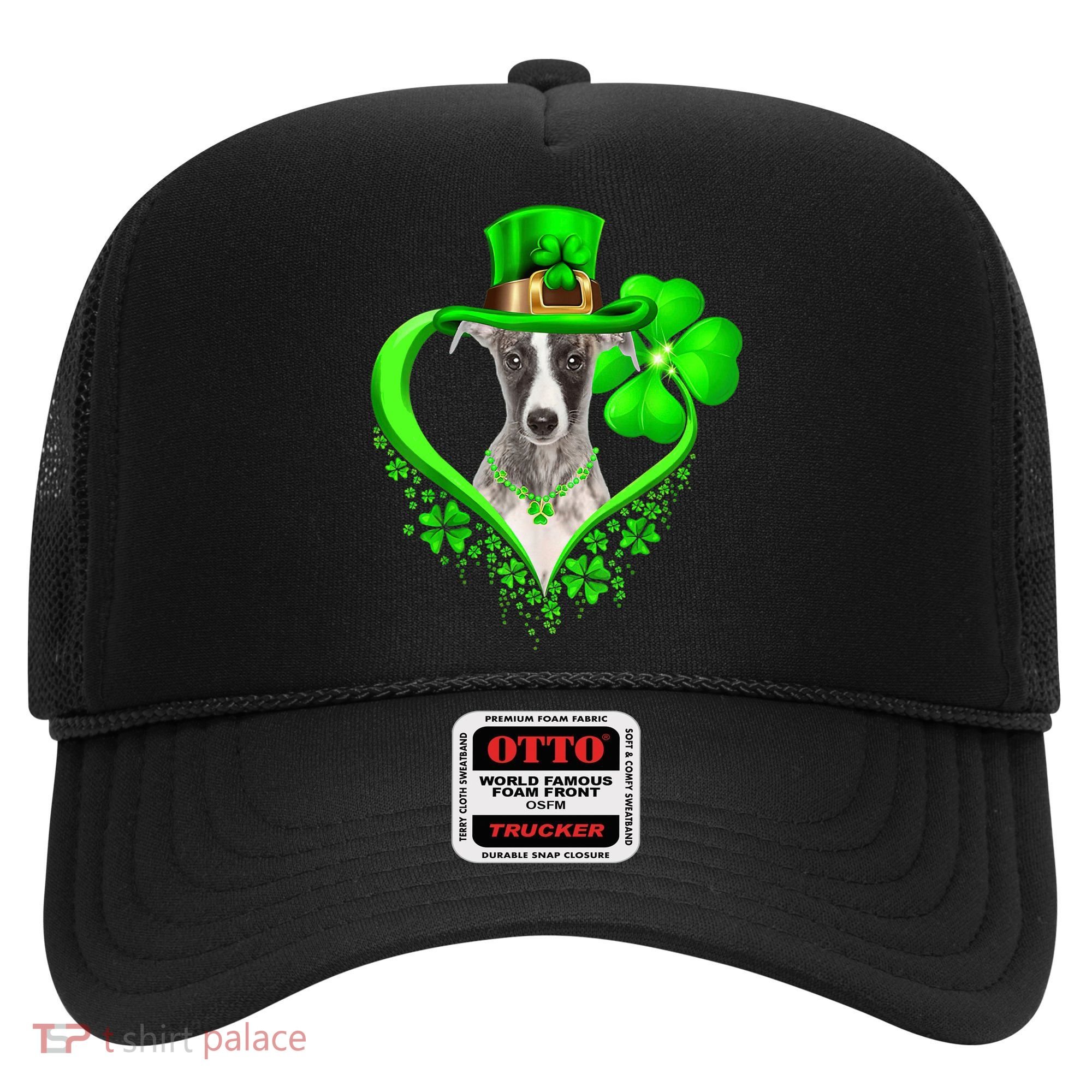 Whippet Dog St Patricks Day Lover Irish Shamrock Hat