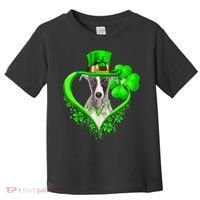 Whippet Dog St Patricks Day Lover Irish Shamrock Toddler T-Shirt thumb 0