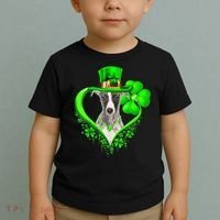 Whippet Dog St Patricks Day Lover Irish Shamrock Toddler T-Shirt thumb 2