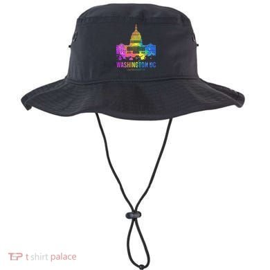 Washington Dc Skyline Watercolor Souvenirs Us Capitol Bucket Hat
