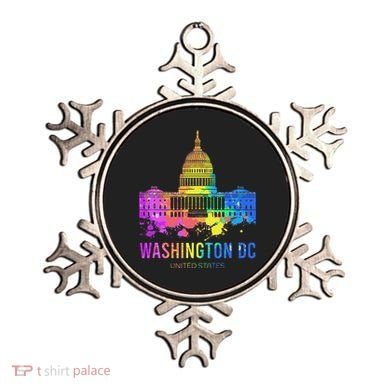 Washington Dc Skyline Watercolor Souvenirs Us Capitol Ornament