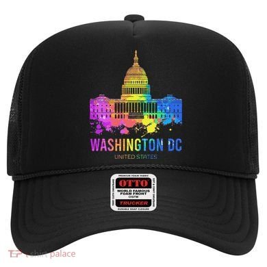 Washington Dc Skyline Watercolor Souvenirs Us Capitol Hat