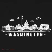 Washington DC Skyline Doggie Tank thumb 4