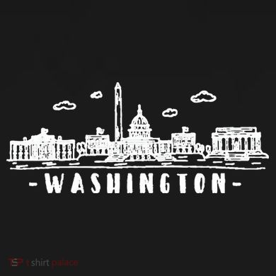 Washington DC Skyline Bucket Hat