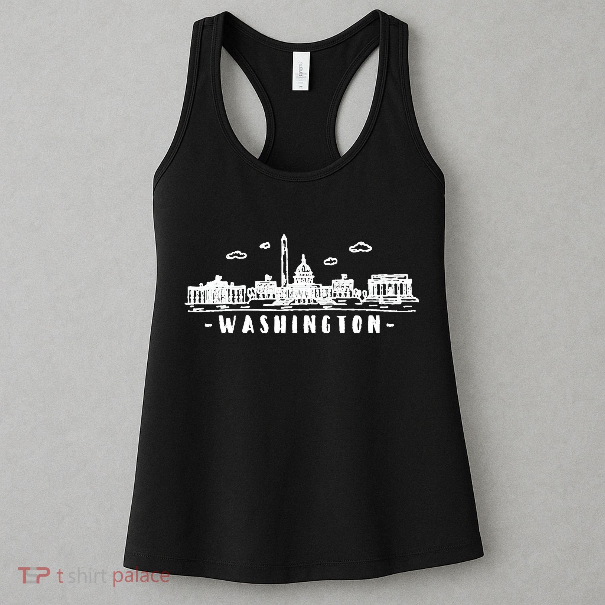 Washington DC Skyline Women's Tank Top
