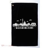 Washington DC Skyline Golf Towel thumb 0