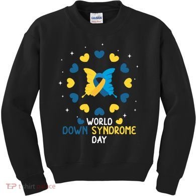 World Down Syndrome Day Awareness Kids Sweatshirt