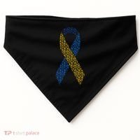 World Down Syndrome Day Awareness Ribbons USA-Made Doggie Bandana thumb 0